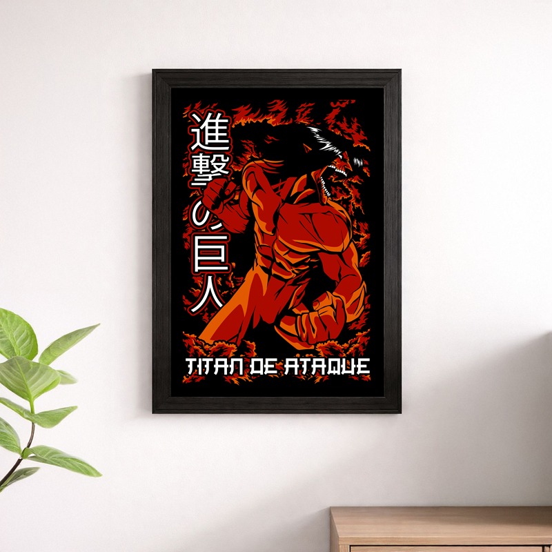 Attack Titan Wall Art Print