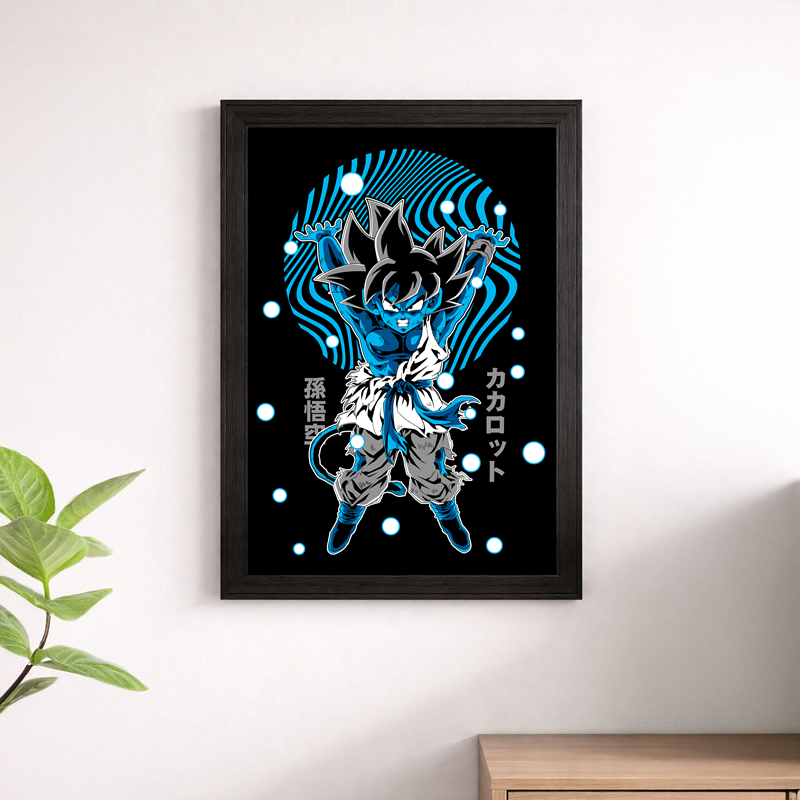 Goku Ultra Instinct Kakarot Son Goku Japanese Dragon Ball Poster