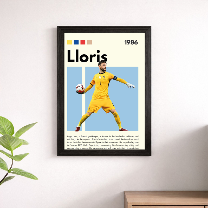 Hugo Lloris France #1 Wall Art Poster – Football Print