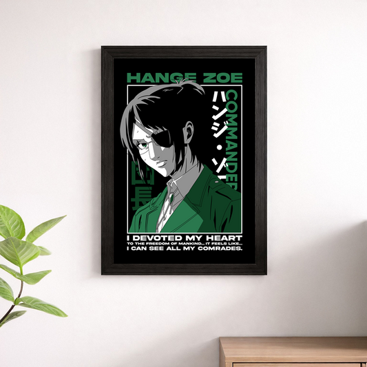 Hange Zoe Commander Wall Art Print