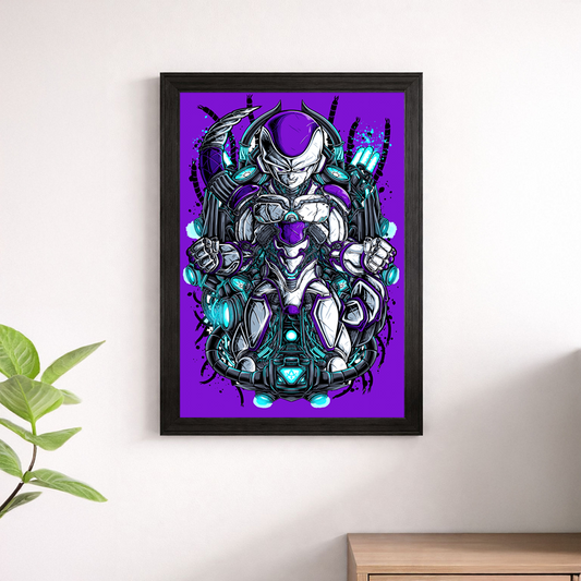 Frieza Mecha Throne Dragon Ball Z Poster