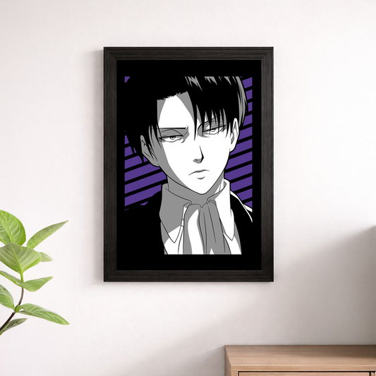 Levi Ackerman Portrait Wall Art Print