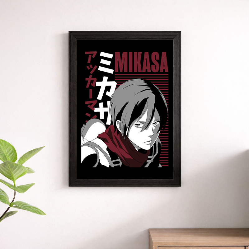 Mikasa Ackerman Wall Art Print