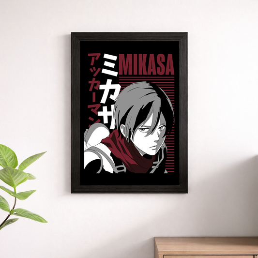 Mikasa Ackerman Wall Art Print