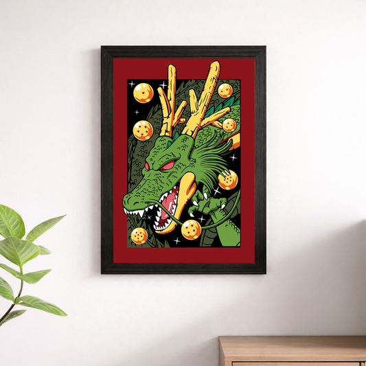 Shenron Seven Dragon Balls Dragon Ball Z Poster