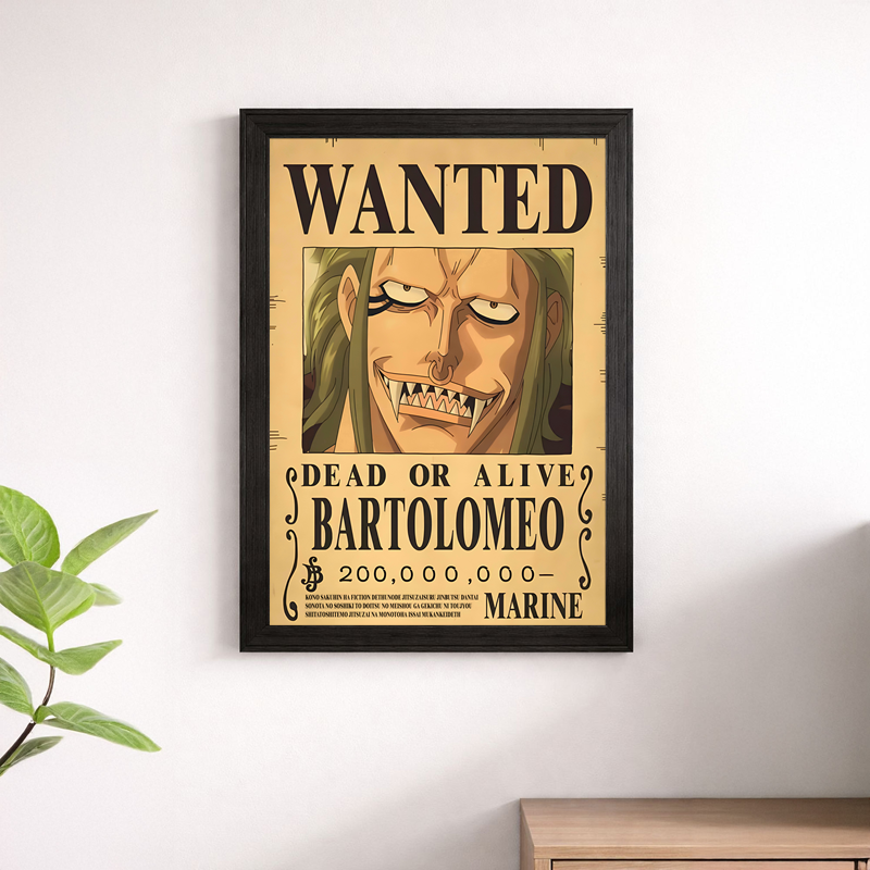 Bartolomeo Wanted Poster Wall Print