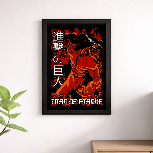 Attack Titan Wall Art Print