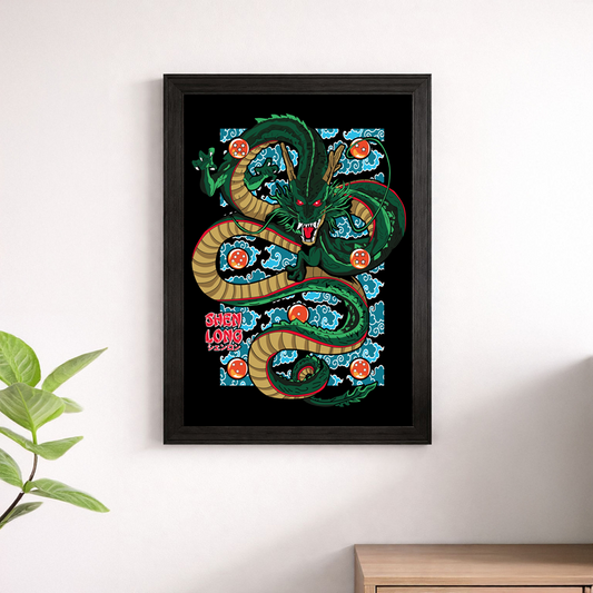 Shen Long Dragon Ball Japanese Art Poster