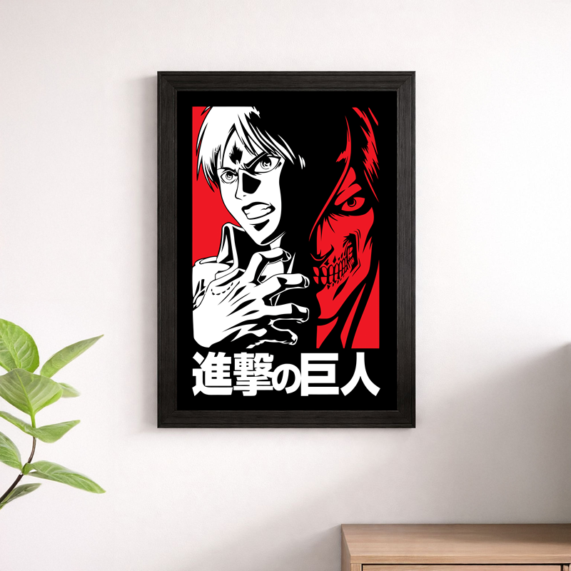 Eren Yeager Duality Wall Art Print