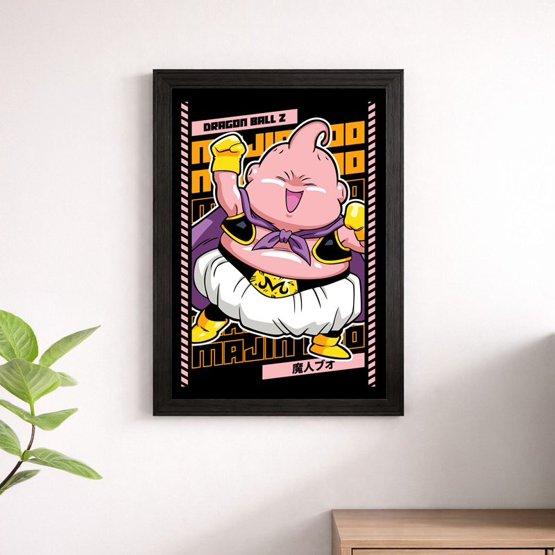 Majin Buu Fat Boo Japanese Dragon Ball Z Poster