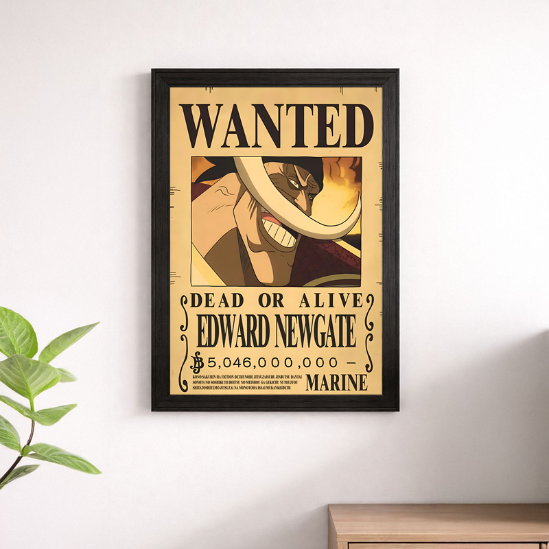 Edward Newgate Wanted Poster Wall Print