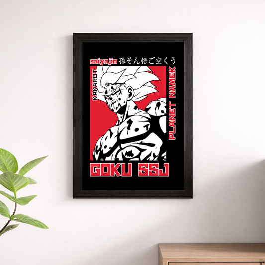 Goku SSJ Kakarot Planet Namek Saiyajin Dragon Ball Z Poster