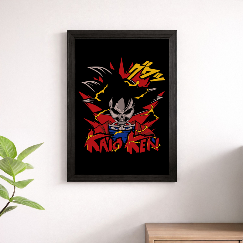 Goku Kaioken Dragon Ball Z Poster