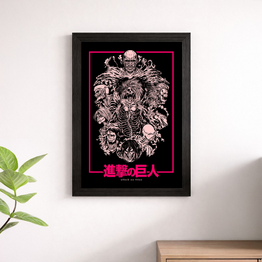 Nine Titans Wall Art Print