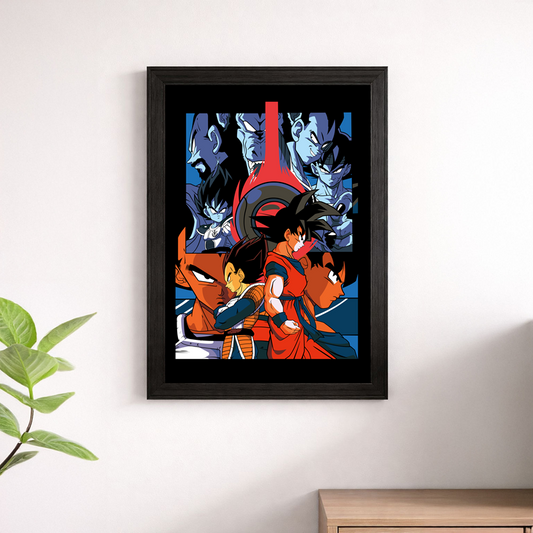 Dragon Ball Z Characters Collage Poster