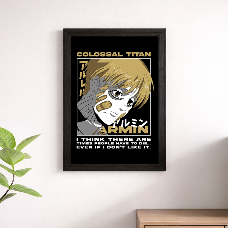 Armin Colossal Titan Wall Art Print
