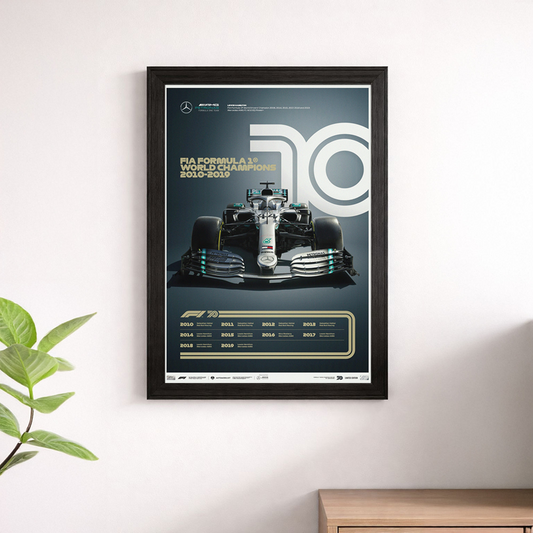 Mercedes-AMG Petronas F1 Championship Print - Silver Arrows Poster