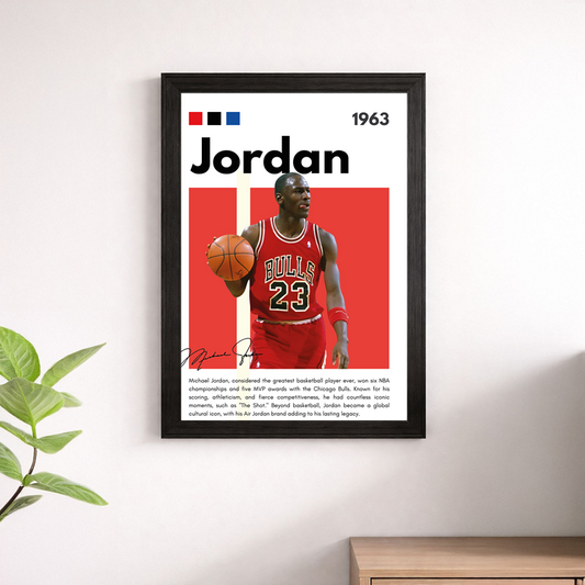 Michael Jordan Chicago Bulls Wall Art Poster – #23 Basketball Print