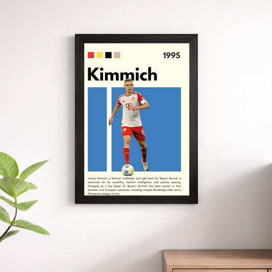 Joshua Kimmich Bayern Munich Wall Art Poster – Football Print