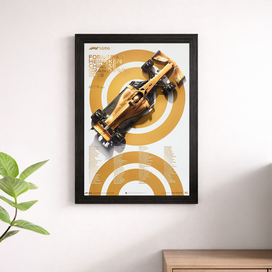 Formula 1 Heineken Chinese Grand Prix 1000 Races Print