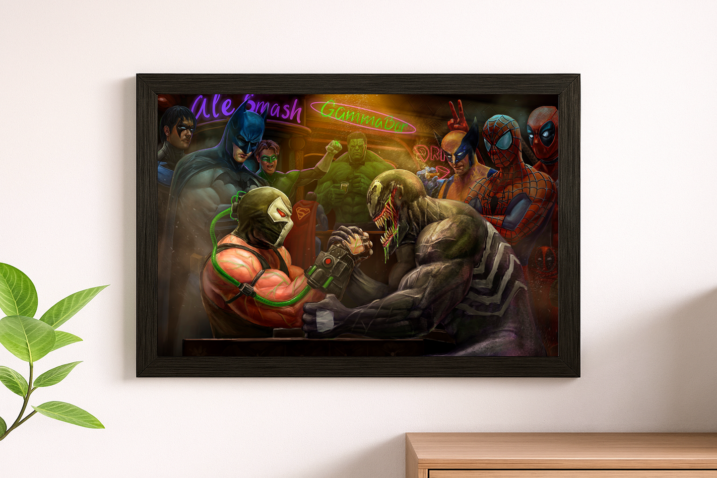Ultimate Arm Wrestling Showdown Wall Print