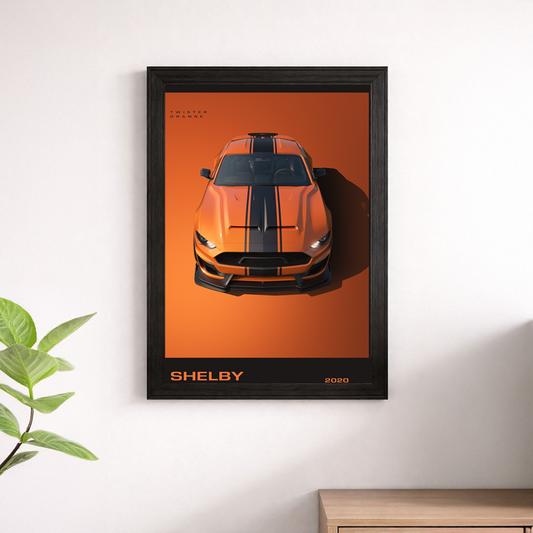 2020 Shelby GT500 Mustang Wall Print - Modern Muscle Legend Poster Art